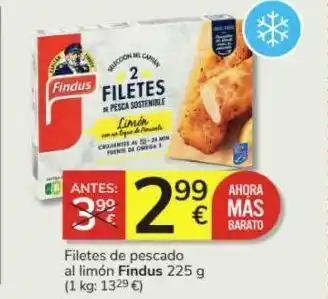 Consum Filetes de pescado findus oferta