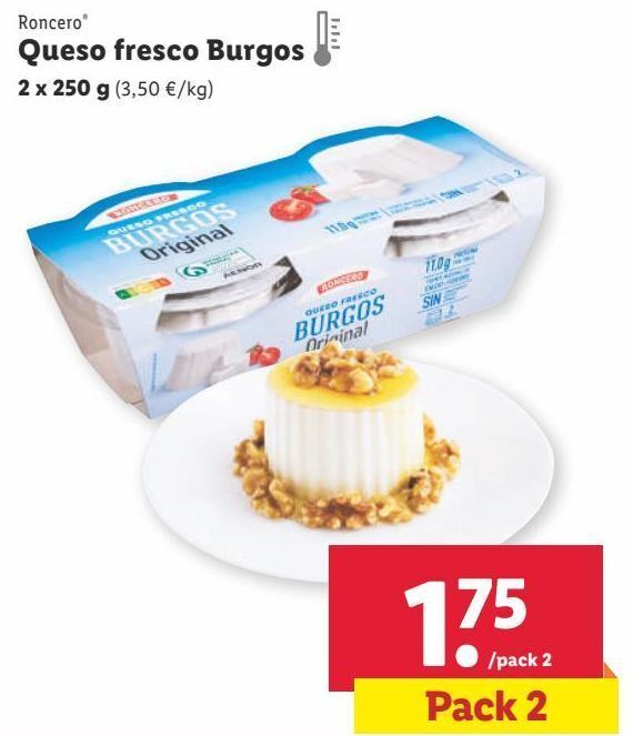 Lidl Queso fresco roncero oferta