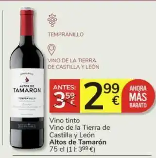 Consum Vino tinto altos de tamarón oferta