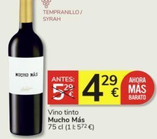 Consum Vino tinto oferta