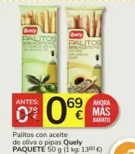 Consum Palitos de pan quely oferta
