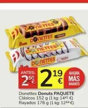 Consum Pasteles donettes oferta