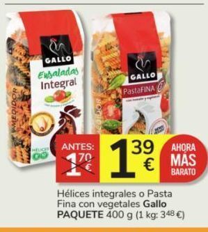 Consum Pasta gallo oferta
