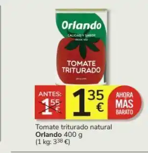 Consum Tomate triturado orlando oferta