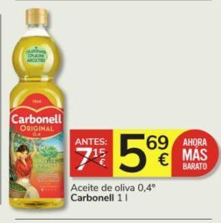 Consum Aceite de oliva carbonell oferta
