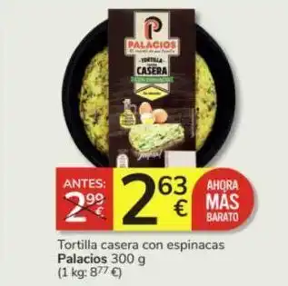 Consum Tortilla palacios oferta