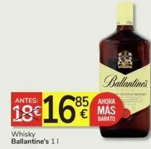 Consum Whisky ballantine's oferta