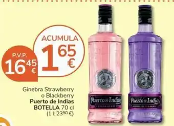 Consum Ginebra puerto de indias oferta