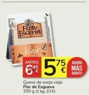 Consum Queso de oveja flor de esgueva oferta