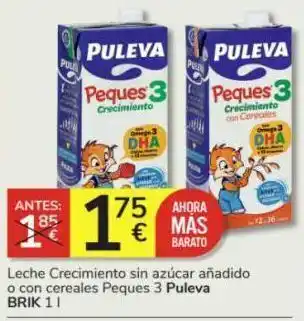 Consum Leche de crecimiento puleva oferta
