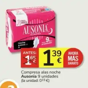 Consum Compresas ausonia oferta