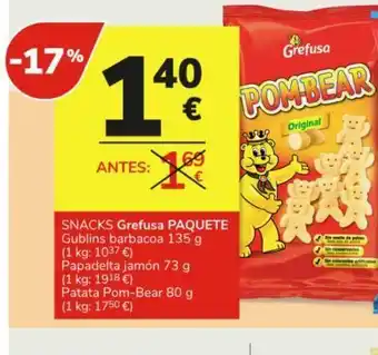 Consum Snacks grefusa oferta