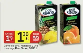 Consum Zumo don simón oferta