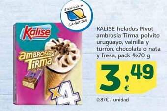 HiperDino Helados kalise oferta
