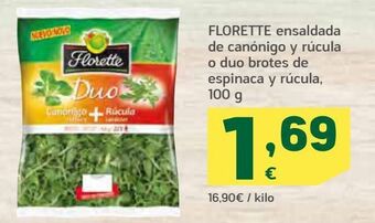 HiperDino Ensaladas florette oferta