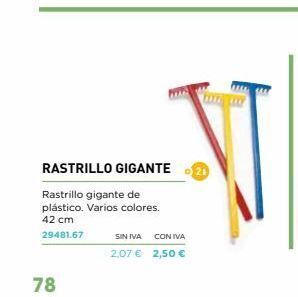 Abacus Rastrillo gigante verde oferta