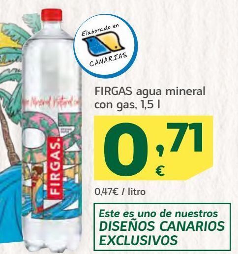 HiperDino Agua firgas oferta