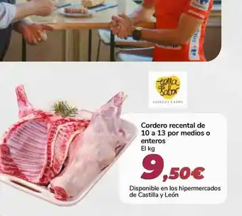 Carrefour Cordero Recental De 10 A 13 Por Medios O Enteros oferta