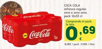 HiperDino Refresco de cola coca-cola oferta