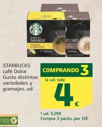 HiperDino Café starbucks oferta