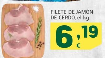 HiperDino Filetes de jamón oferta