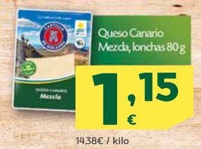 HiperDino Queso mezcla oferta