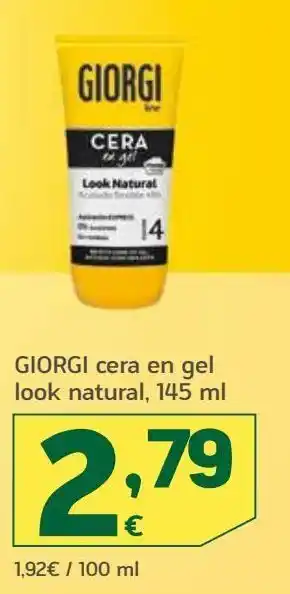 HiperDino Cera para el pelo giorgi oferta