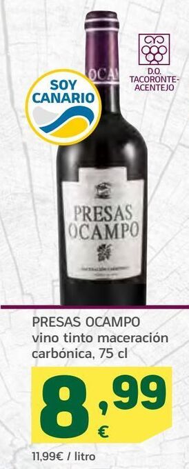HiperDino Vino tinto oferta