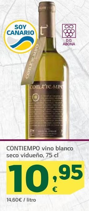 HiperDino Vino blanco oferta
