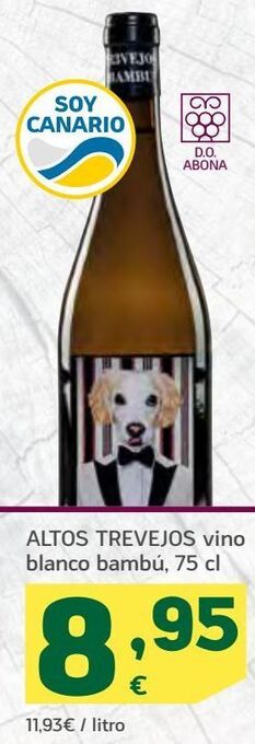 HiperDino Vino blanco oferta