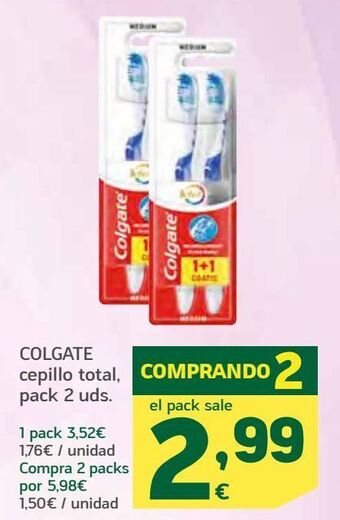 HiperDino Cepillo de dientes colgate oferta