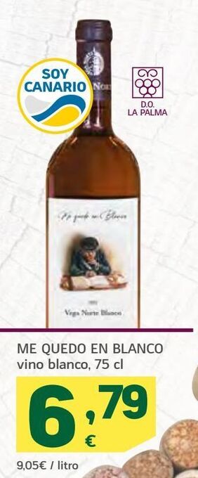 HiperDino Vino blanco oferta