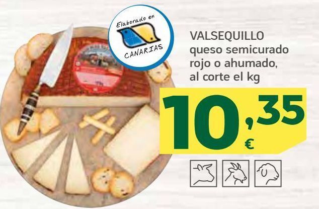 HiperDino Queso semicurado valsequillo oferta