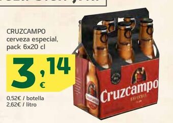 HiperDino Cerveza especial cruzcampo oferta