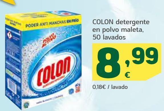HiperDino Detergente en polvo colon oferta