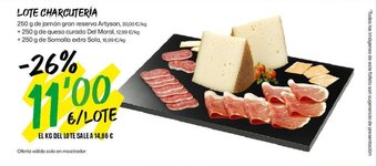AhorraMas LOTE CHARCUTERÍA oferta