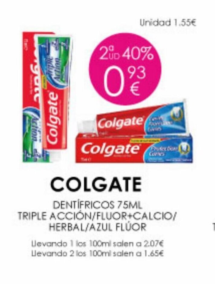 Muchas Perfumerías COLGATE oferta