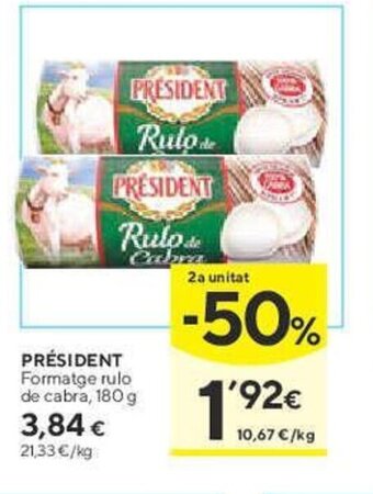 Caprabo PRÉSIDENT oferta