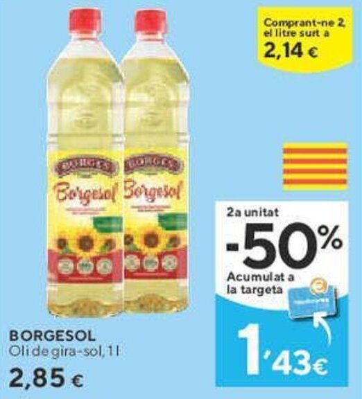 Caprabo BORGESOL oferta