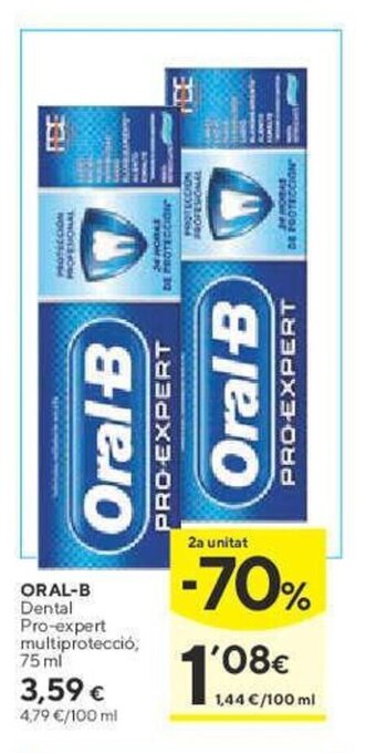 Caprabo ORAL-B oferta