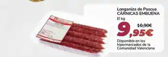 Carrefour Cárnicas Embuena Longaniza De Pascua oferta