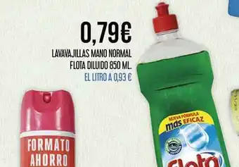 Claudio Lavavajillas Mano Normal Flota Diluido 850ml oferta
