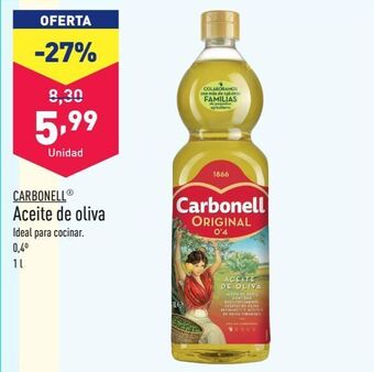 ALDI Aceite de oliva carbonell oferta
