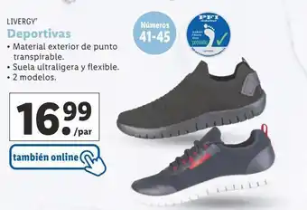 Lidl Deportivas livergy oferta