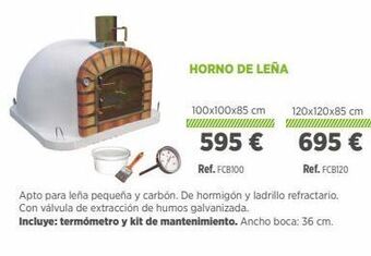 BdB Hornos horno de leña oferta