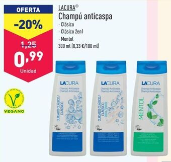 ALDI Champú anticaspa oferta