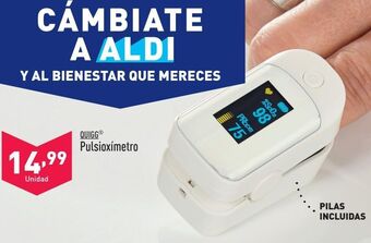 ALDI Pulsioxímetro quigg oferta