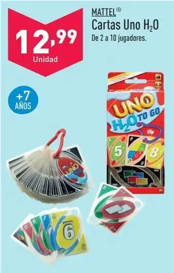 ALDI Juegos de cartas mattel oferta