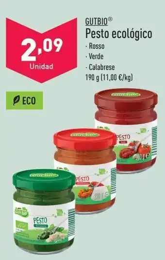 ALDI Salsa pesto gutbio oferta
