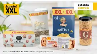 ALDI Atun/Onduladas/Palmeritas oferta